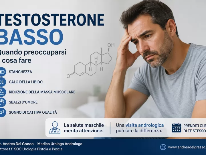 testosterone basso andrologo prato pistoia
