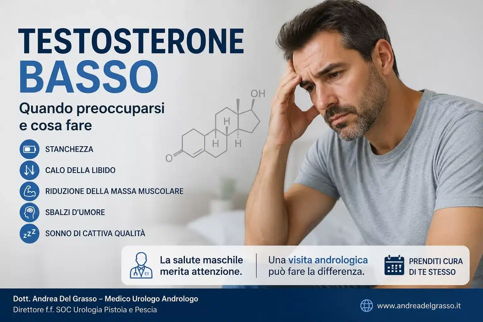 testosterone basso andrologo prato pistoia