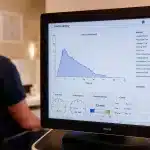 Flussometria urinaria a Pistoia: come funziona l'esame e quando i valori indicano un problema d'ostruzione 4 Specialista urologo analizza i grafici di un esame di flussometria uomo a Pistoia.